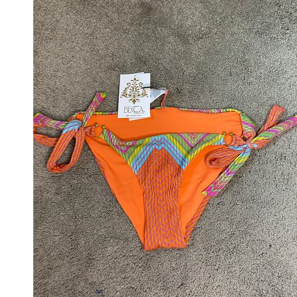 New Becca Swim Tie Side Bottom Swimsuit Size Small RETAIL for $78 - Picture 2 of 4